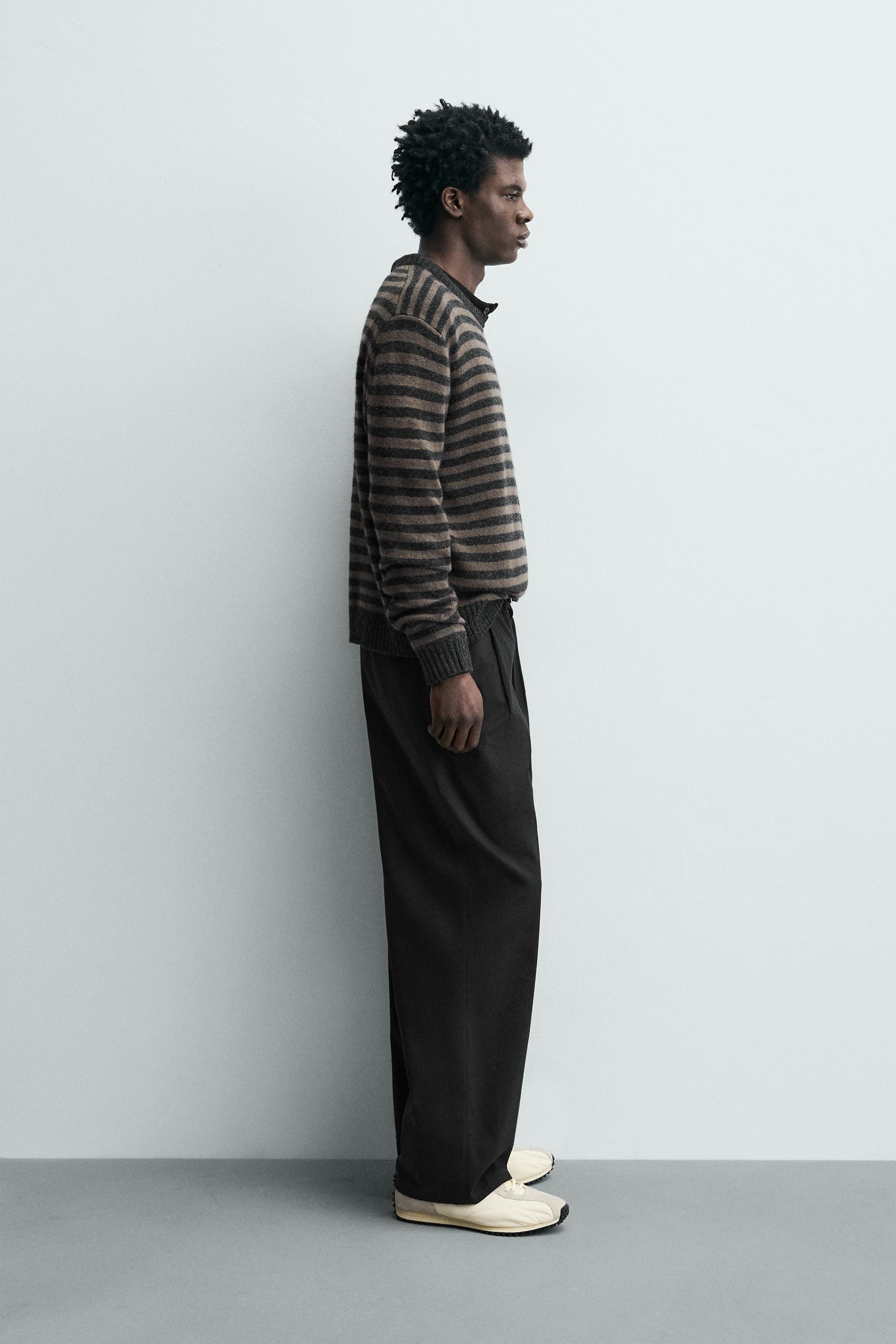 PULL EN LAINE - YACK À RAYURES